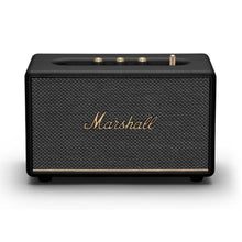 front view of marshall acton 3 wireles speaker in black color