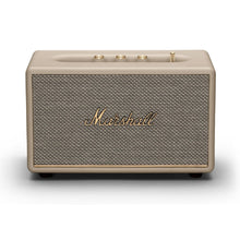 front view of marshall acton 3 wireless speaker in cream color