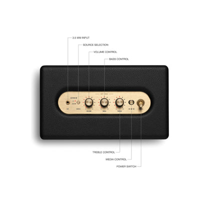 top panel of marshall acton 3 wireless speaker