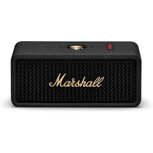 front view of marshall emberton 3 portable speaker in black