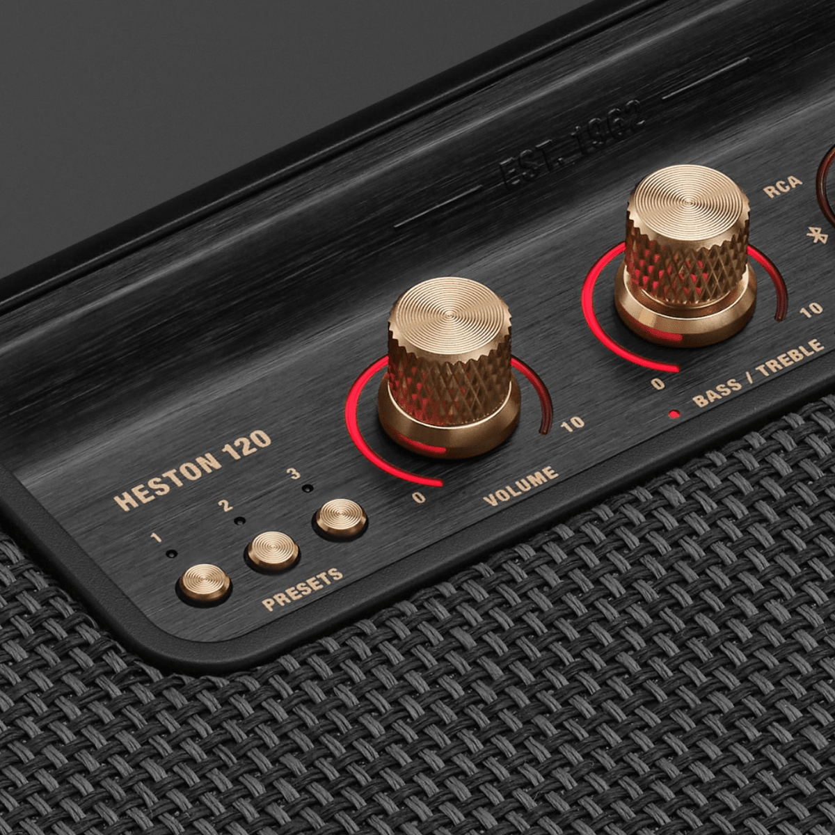 Marshall Heston 120 Soundbar knobs
