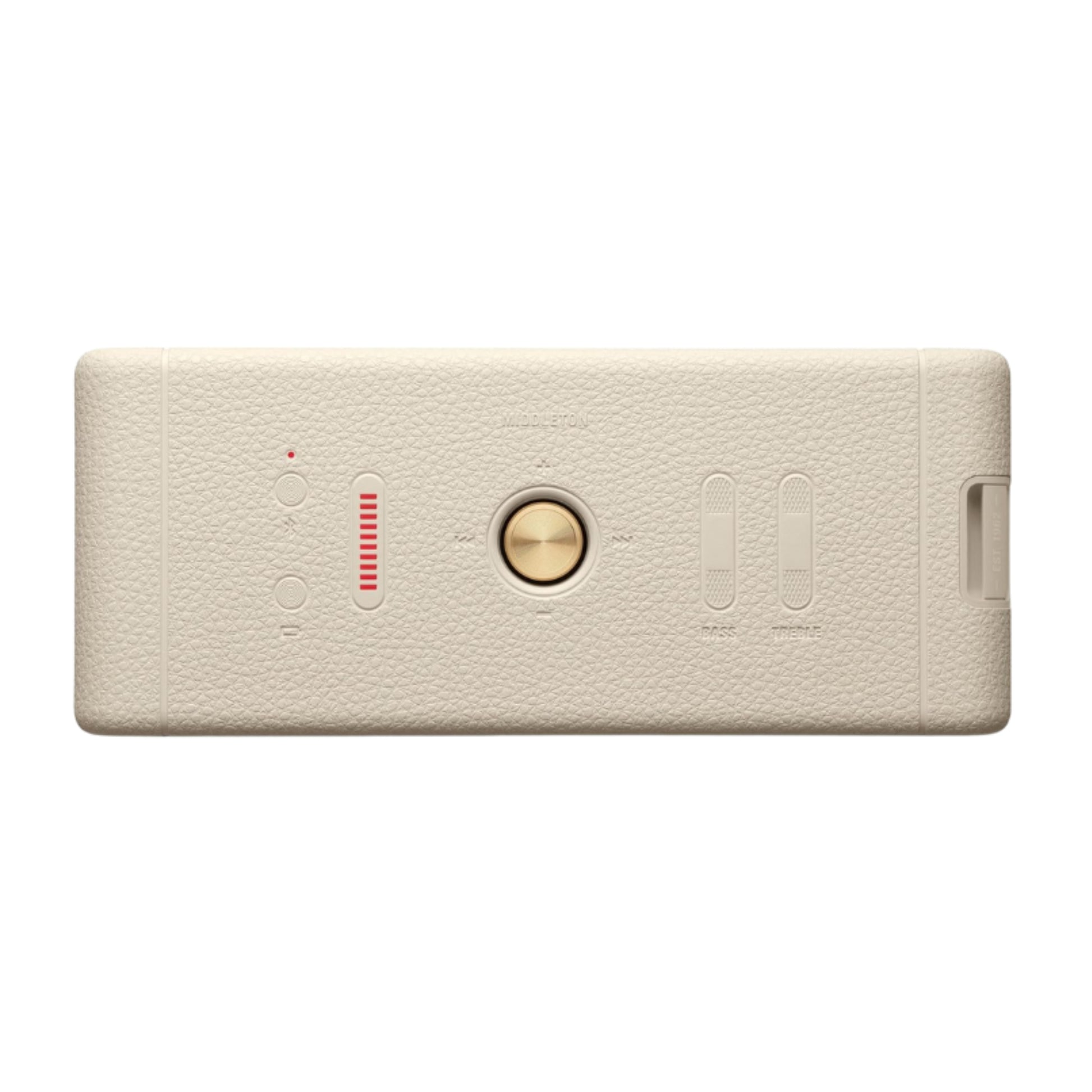 top panel of cream color marshall middleton speaker