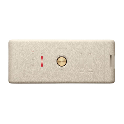 top panel of cream color marshall middleton speaker