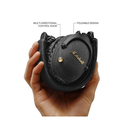 foldable design of marshall monitor 3 headphones
