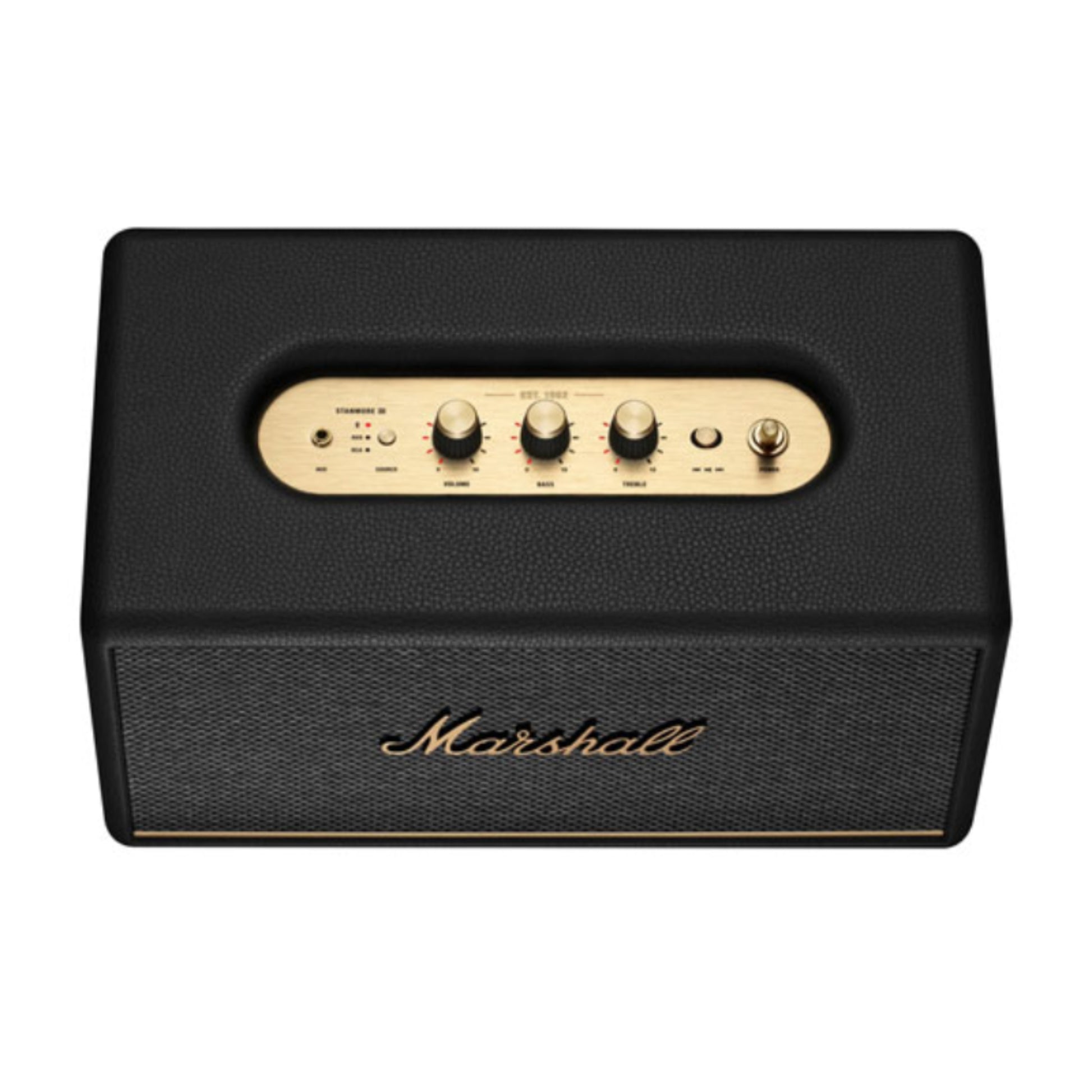 top panel of marshall stanmore 3 speaker