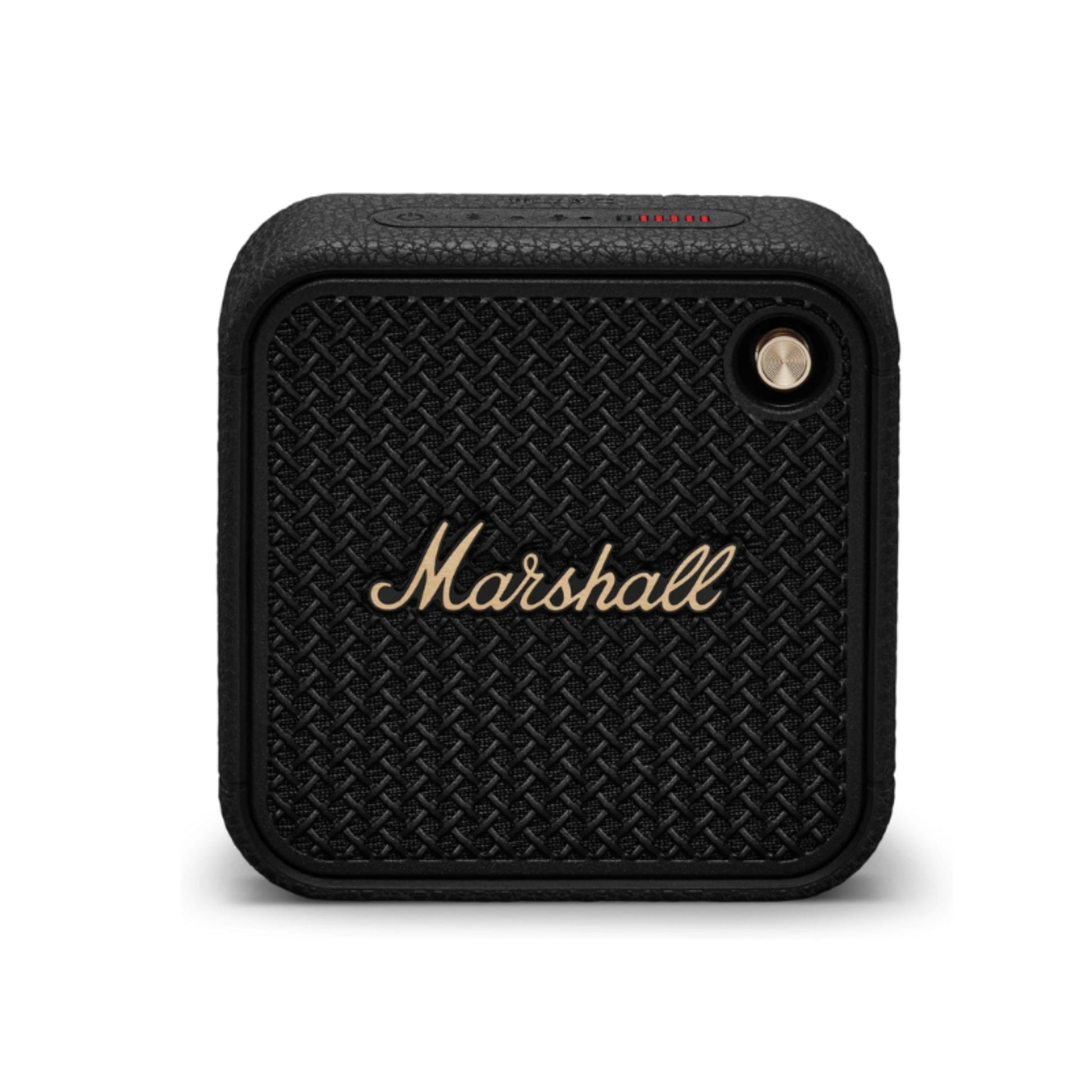 front view of marshall willen 2 wireless speaker in black color