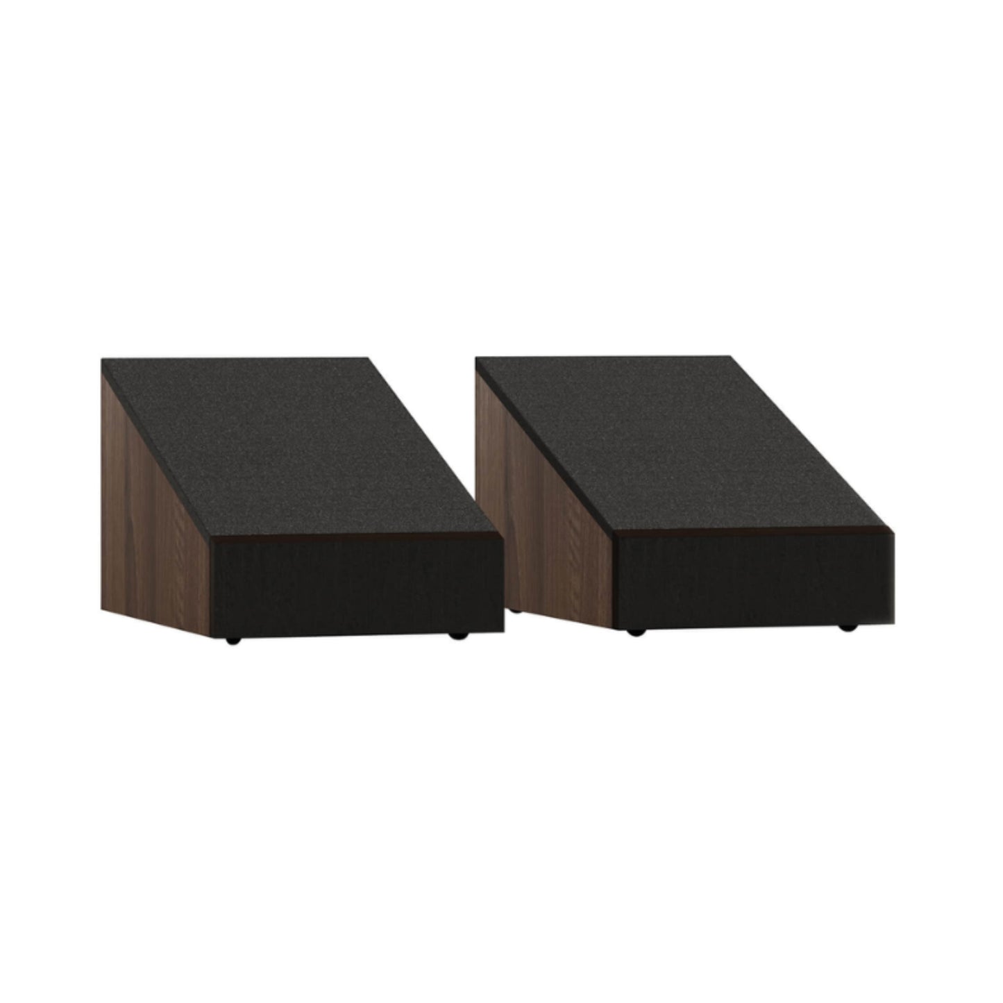 pair of monitor audio bornze ams 7g walnut speakers