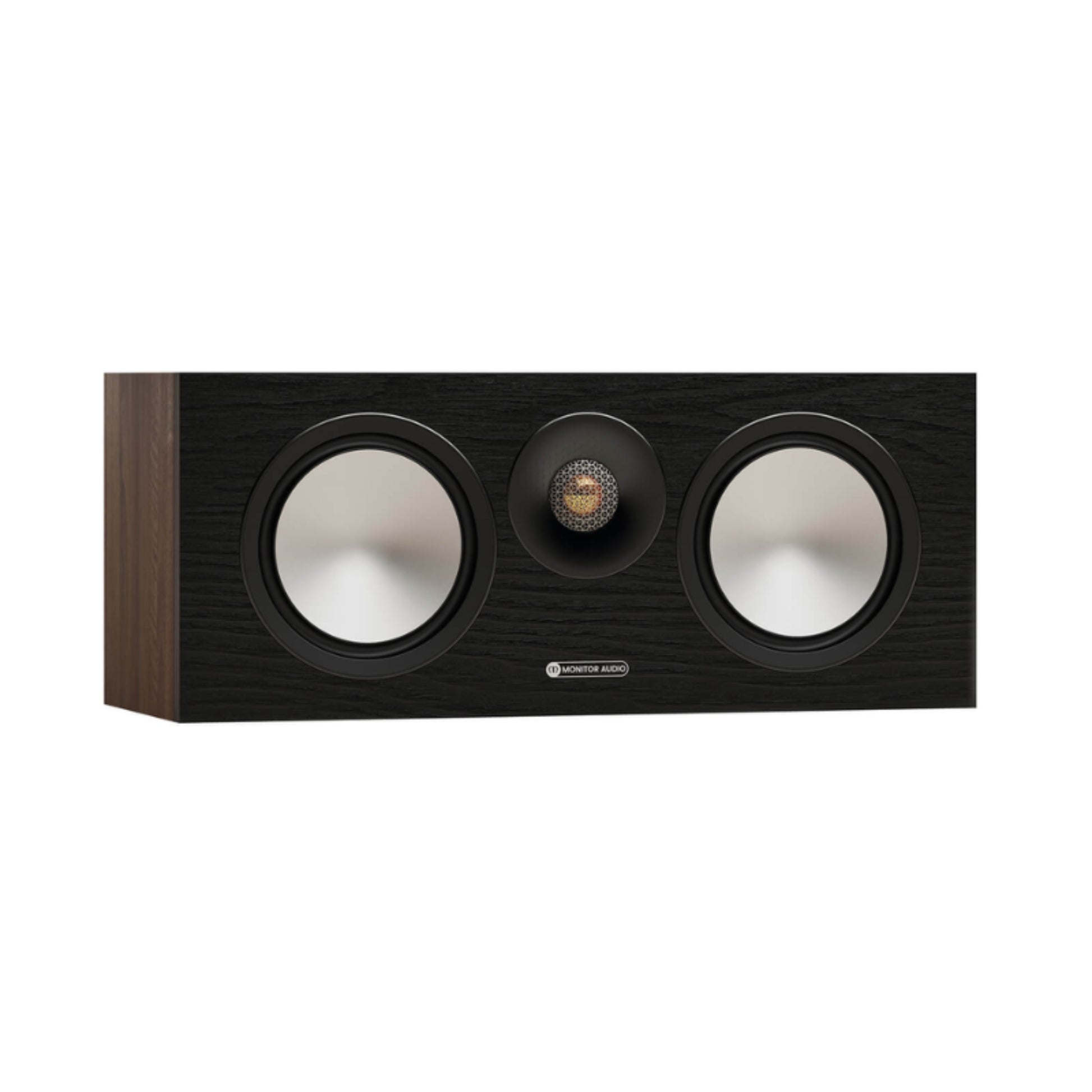 monitor audio bronze centre speaker 7g in walnut color