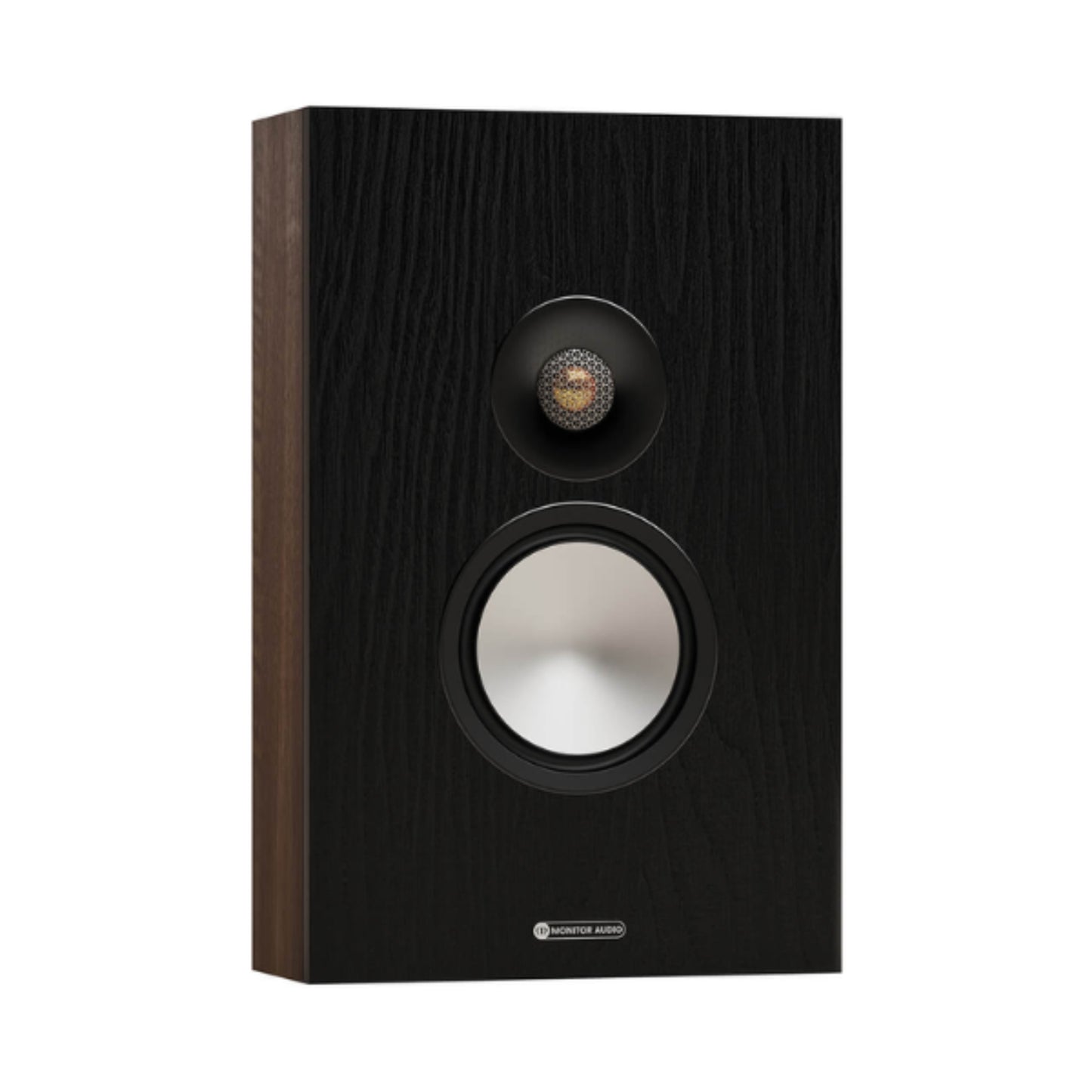 monitor audio bronze on wall 7g speaker in walnut