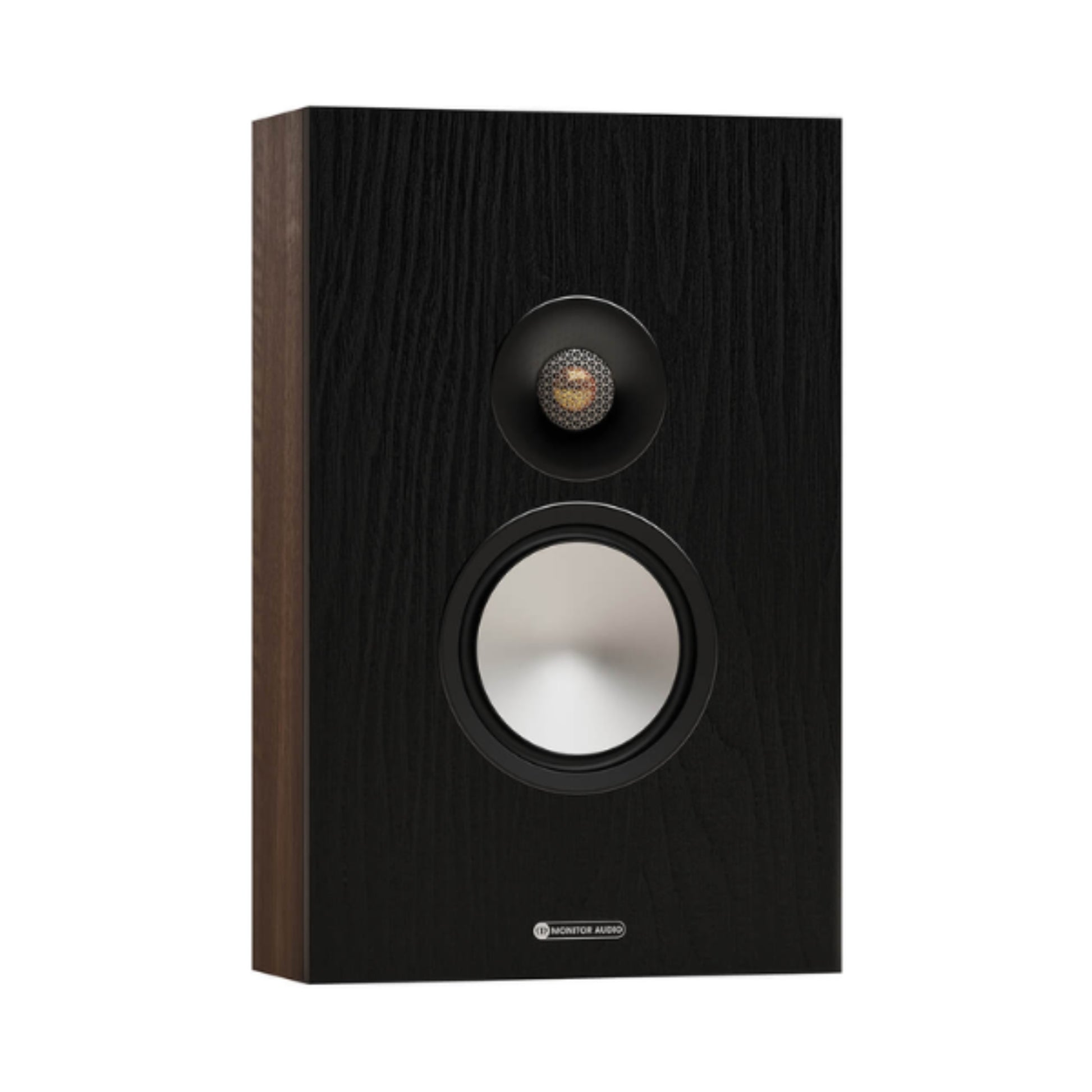 monitor audio bronze on wall 7g speaker in walnut