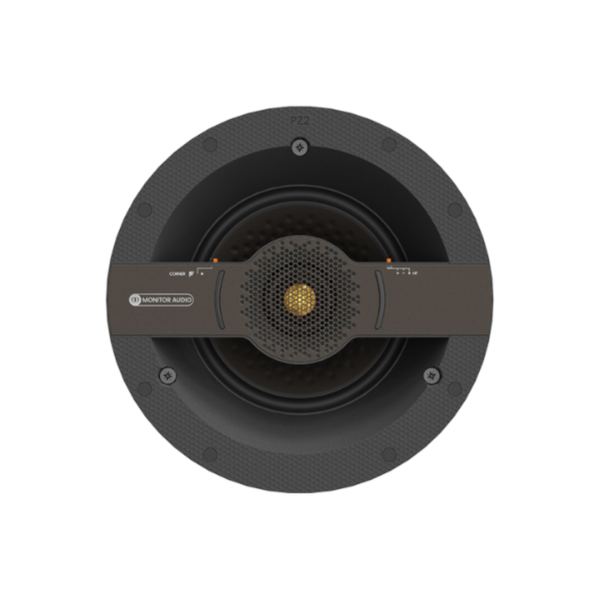 front view of Monitor Audio Creator Series C2M-T2X In-Ceiling Speaker