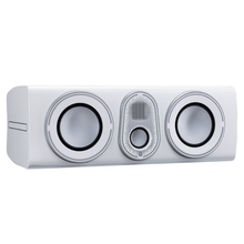 front view of monitor audio platinum c250 36 center speaker in white
