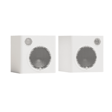white monitor audio radius speakers
