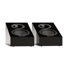 pair of monitor audio silver ams 8g speakers in black
