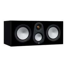 front view of monitor audio silver c250 7g center speaker in black color