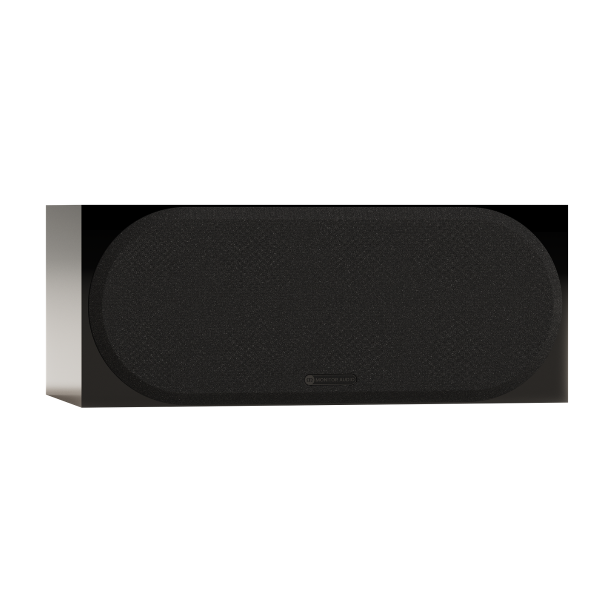 monitor audio silver centre 8g speaker in black with grilles