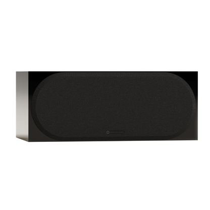 monitor audio silver centre 8g speaker in black with grilles