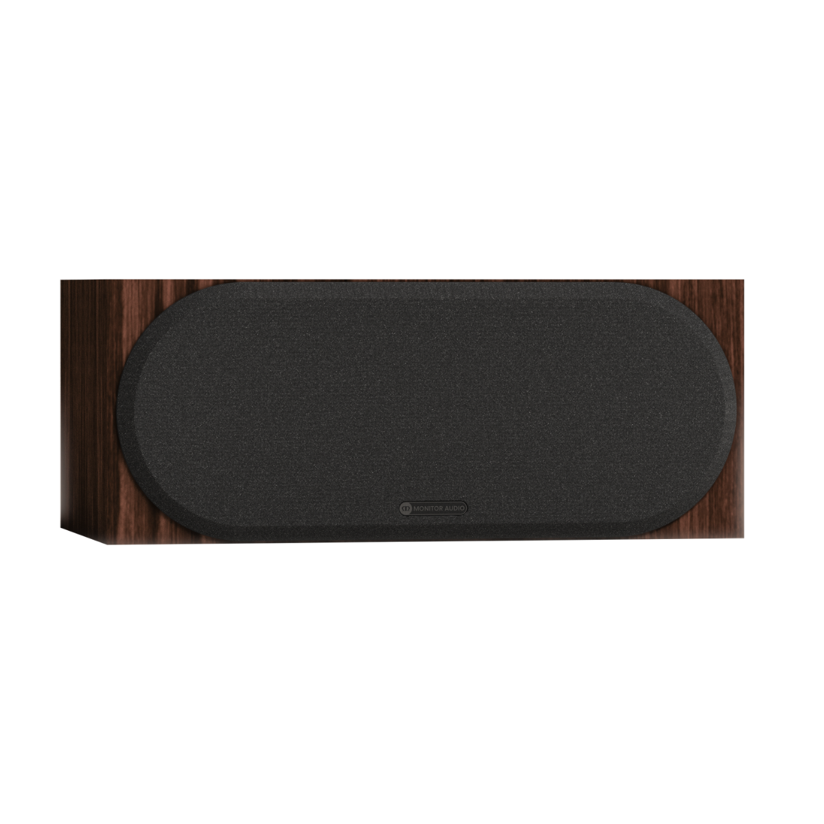 monitor audio silver centre 8g speaker in walnut with grilles
