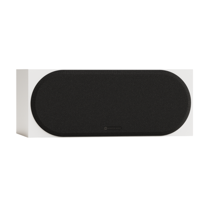monitor audio silver centre 8g speaker in white with grilles
