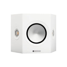 front view of monitor audio silver fx 7g surround speaker in white