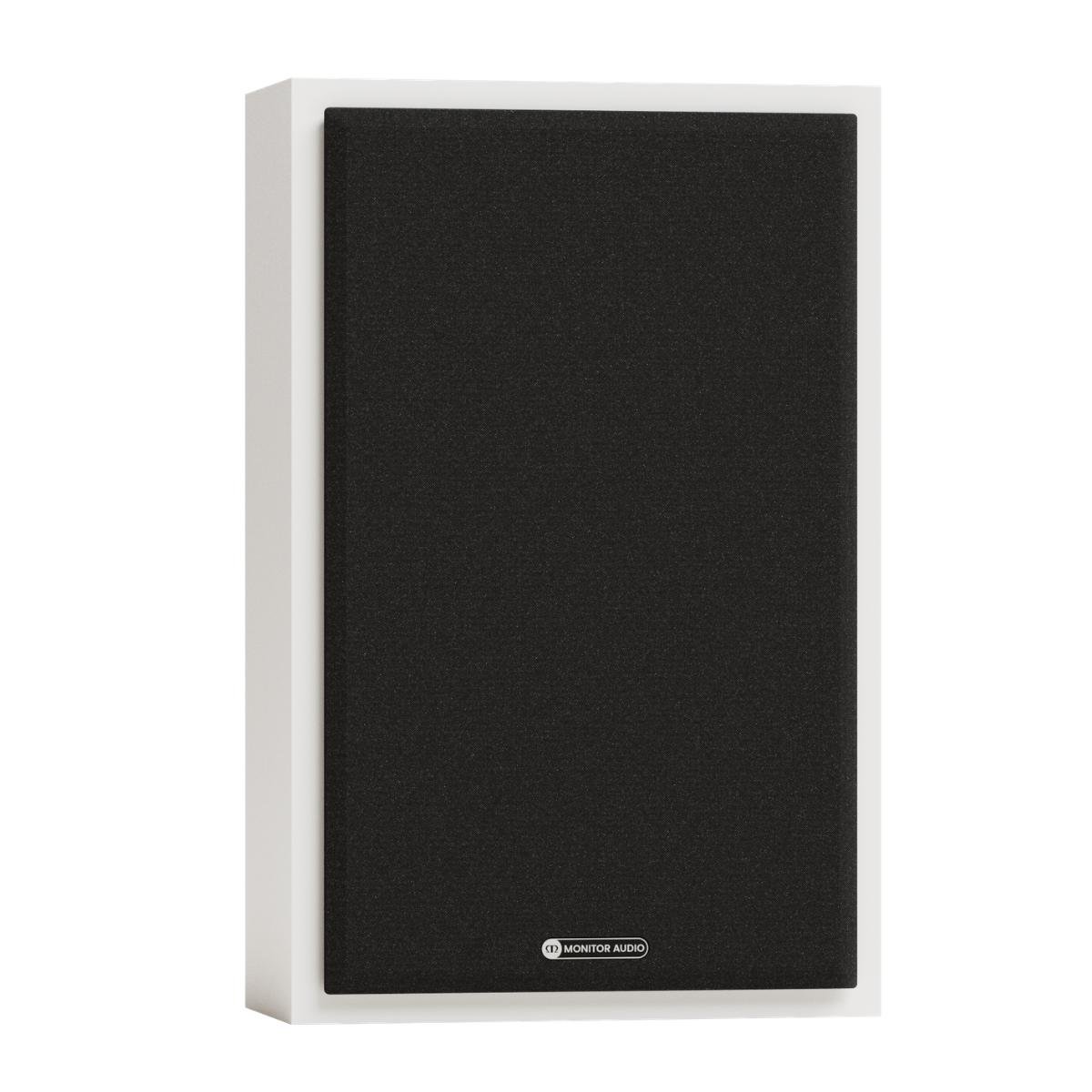 monitor audio silver on wall 8g speaker in white with grilles