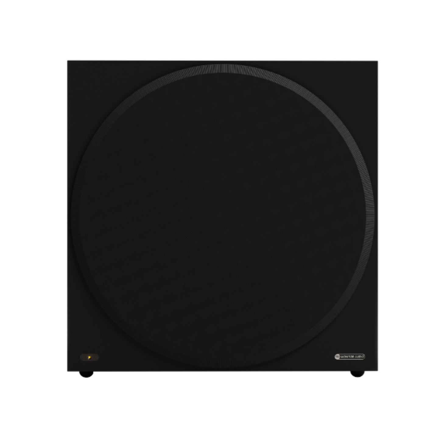 monitor audio vestra w15 subwoofer in black front view