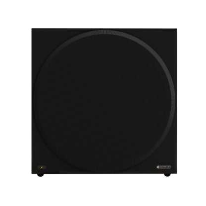 monitor audio vestra w15 subwoofer in black front view