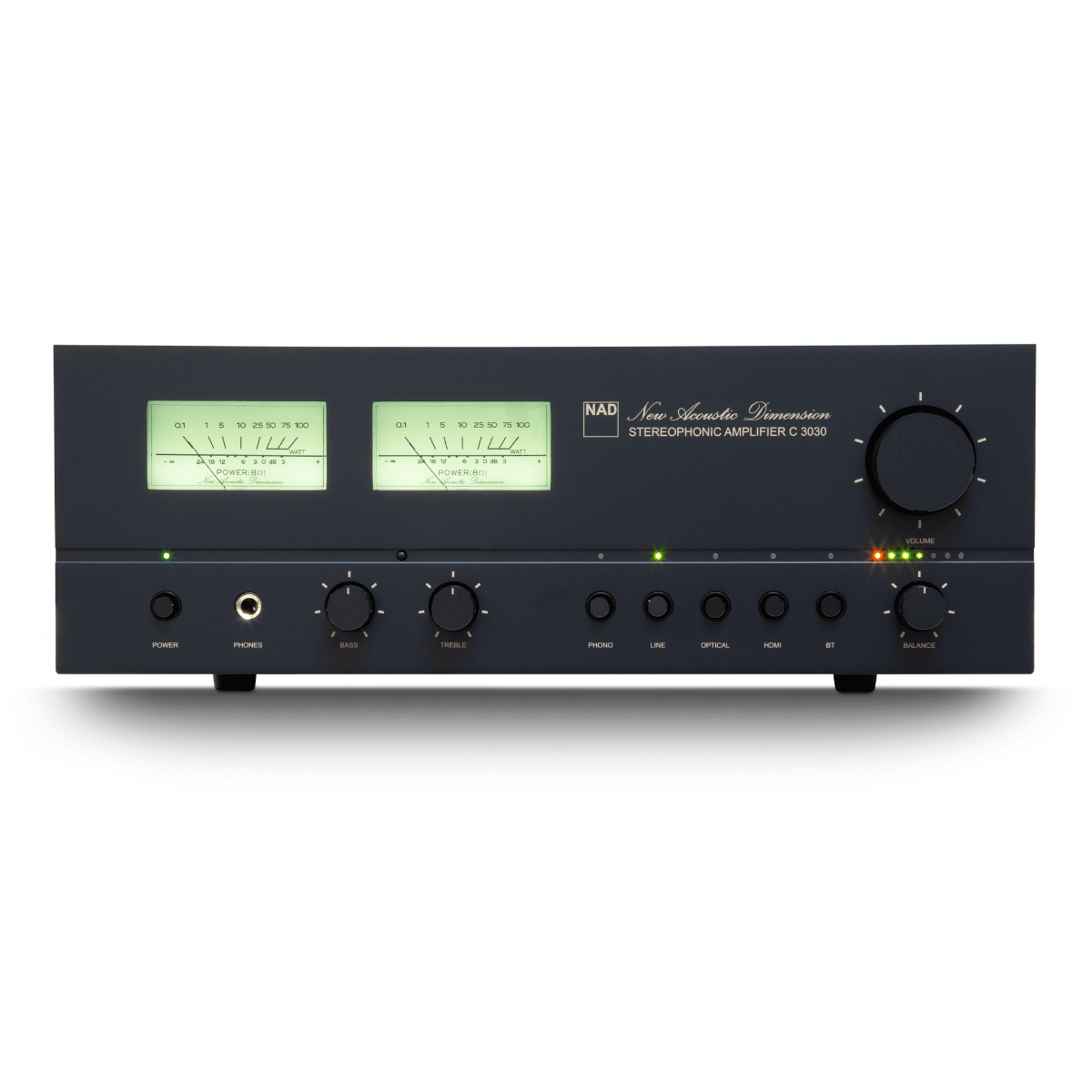 NAD C3030 integrated amp front panel