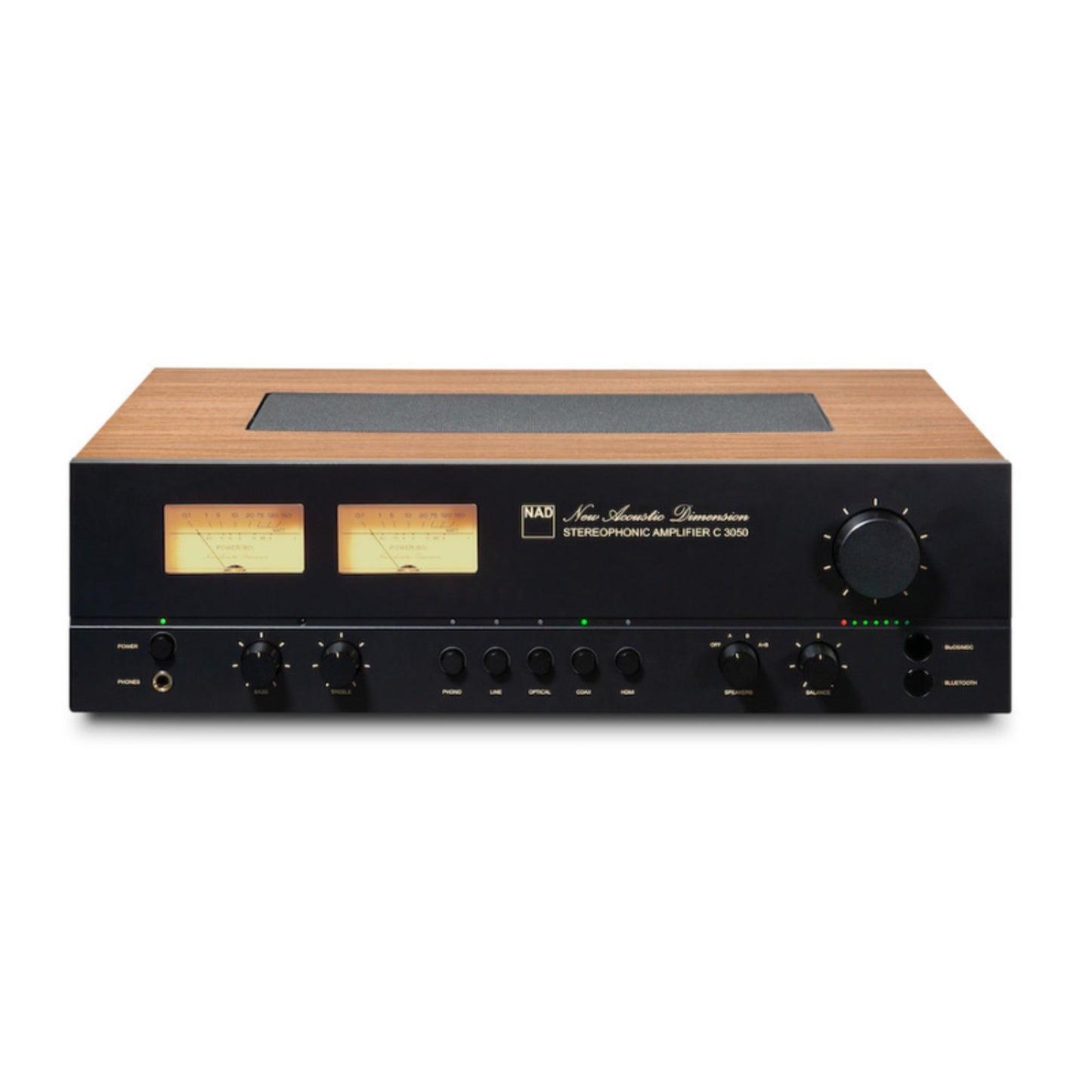 front view of nad c3050 integrated amp