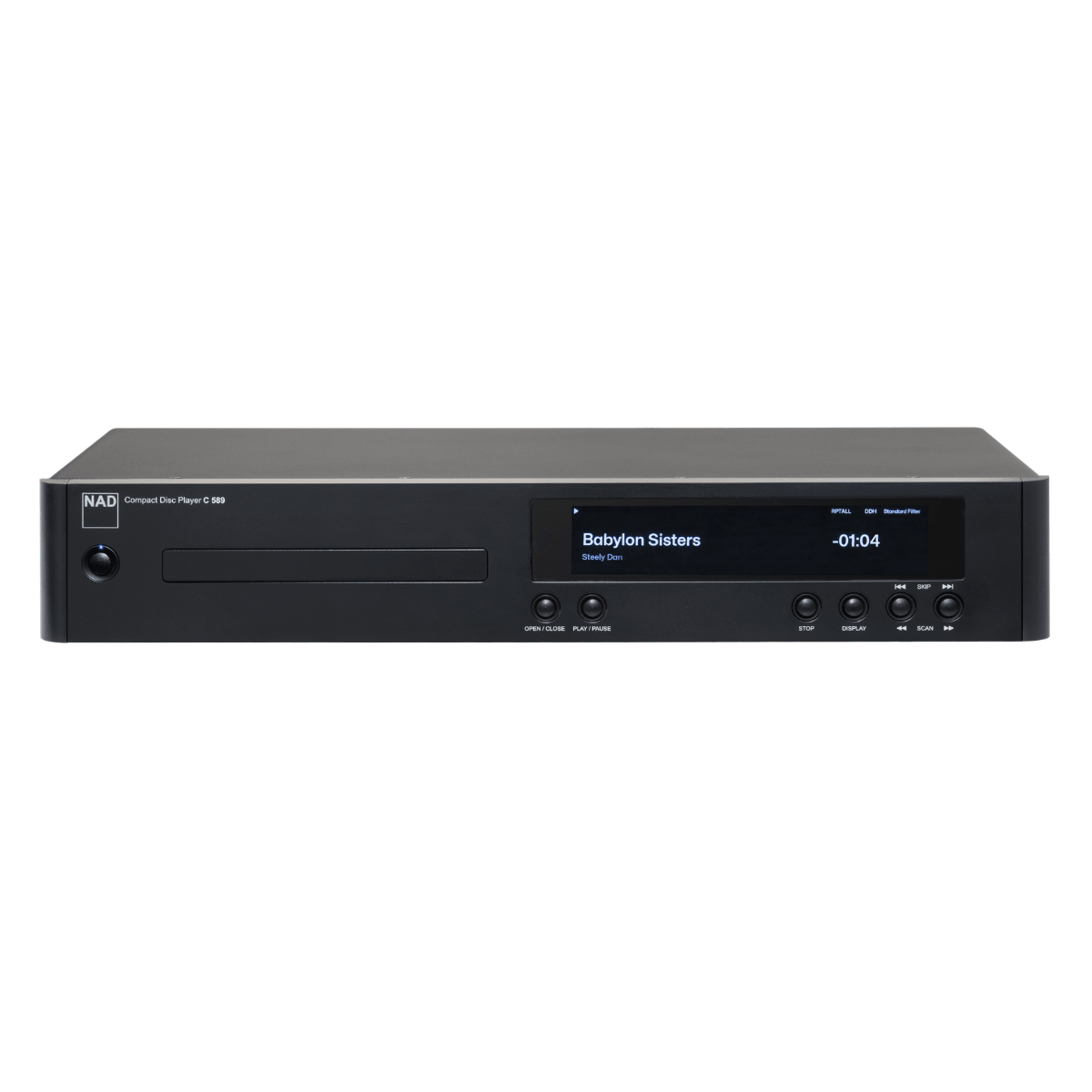 front panel of nad c589 cd player