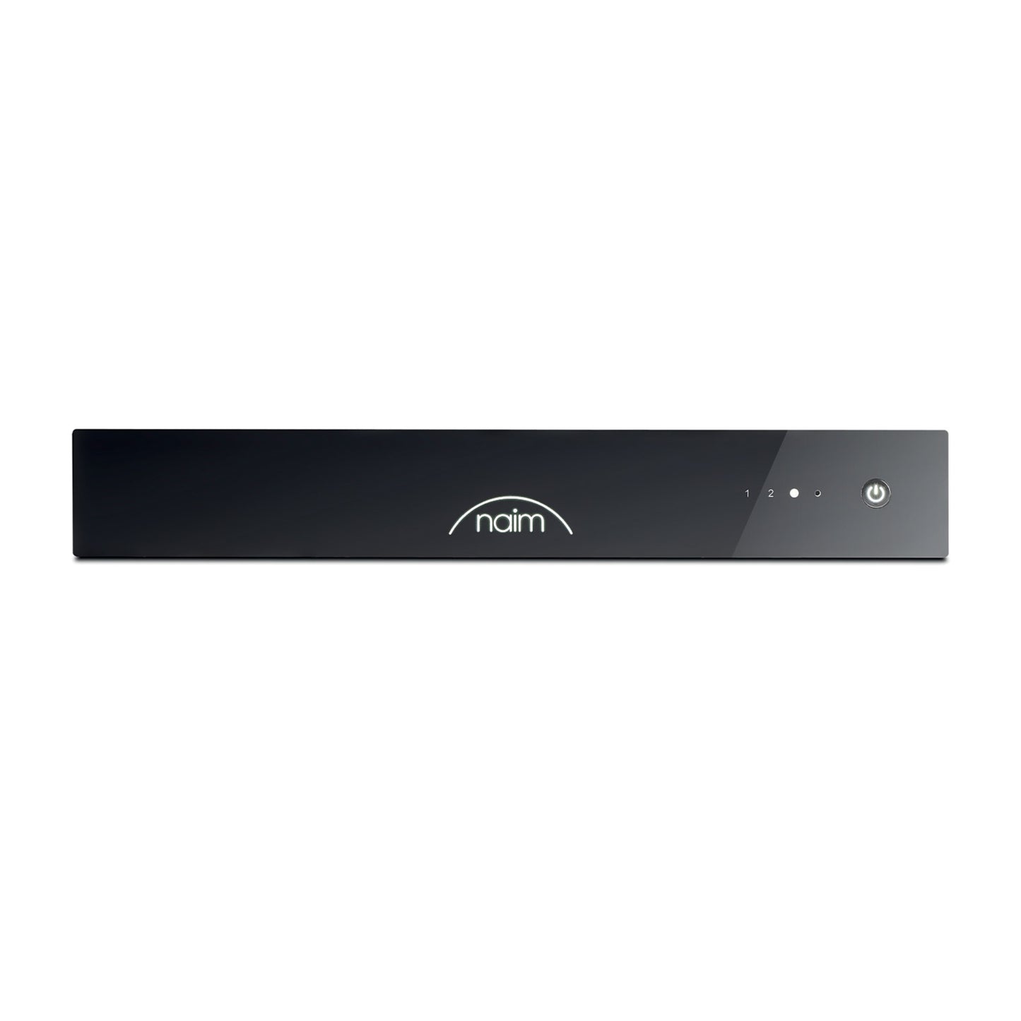 front view of naim ci uniti 102 streaming amp in black color