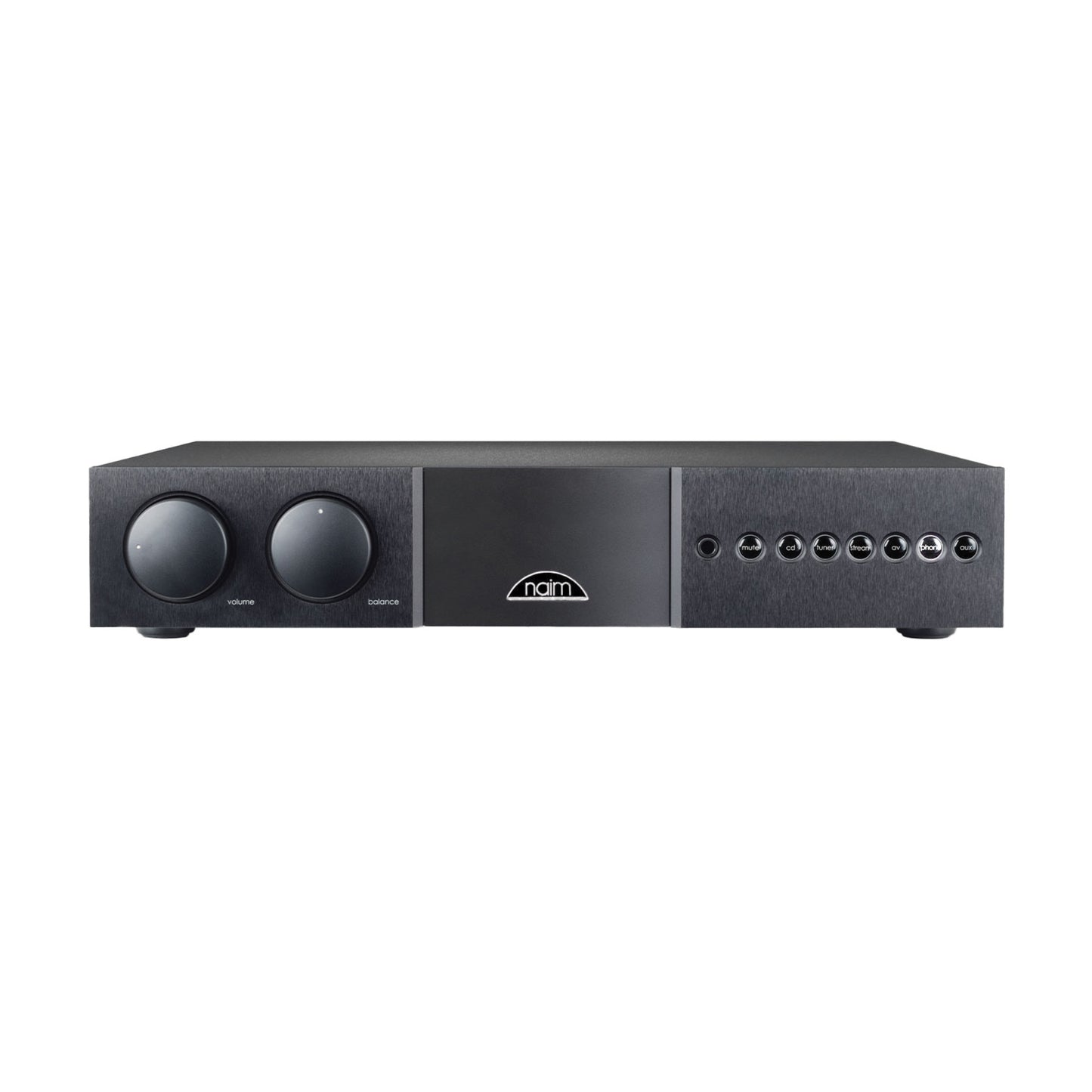 front view of naim supernait 3 integrated amp in black color