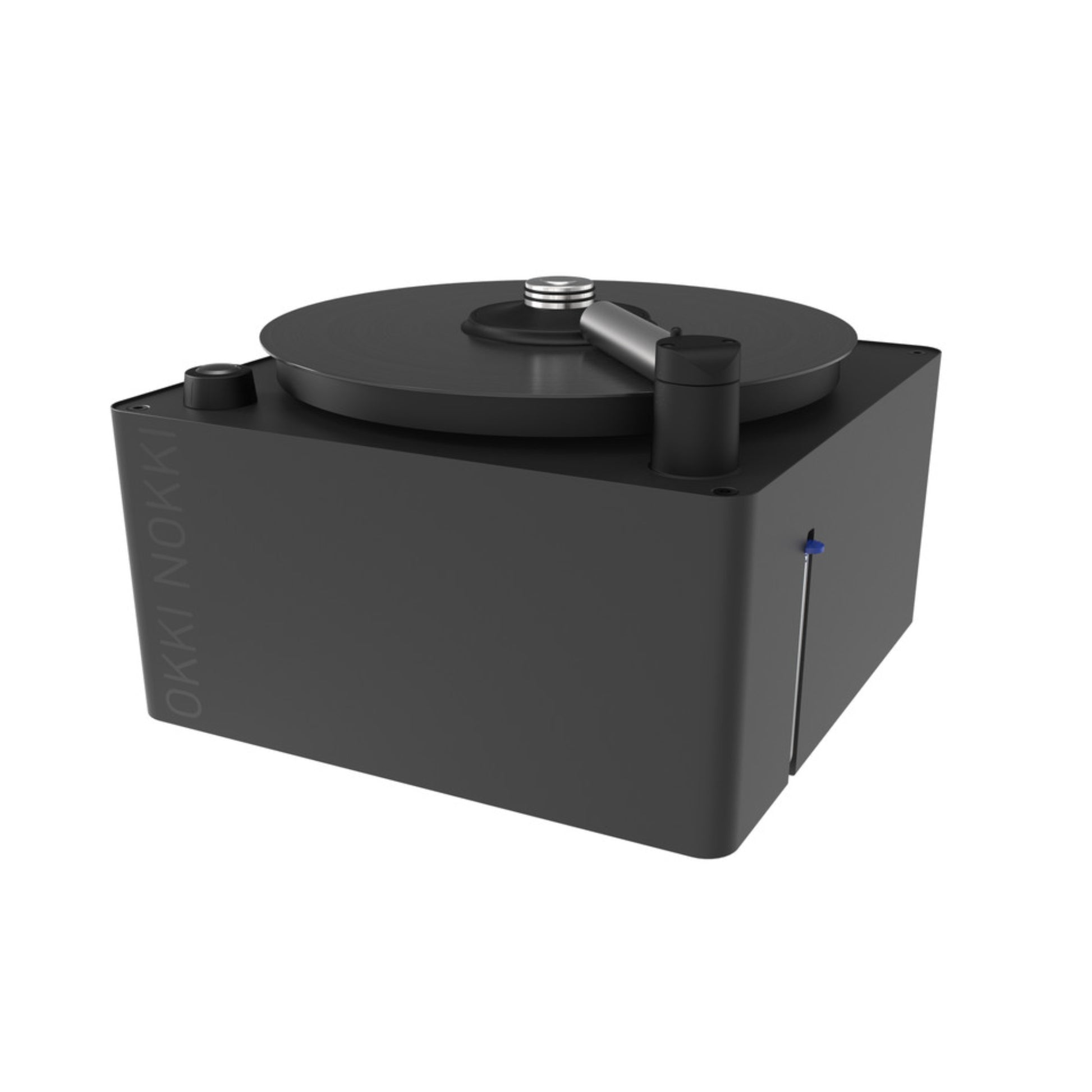 front view of okki nokki one record cleaning machine in black color