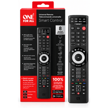 One For All URC7880 Smart Control 8 universal remote control with retail packaging