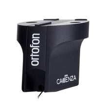 front view of ortofon mc cadenza black turntable cartridge