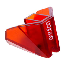 side view of ortofon stylus 2m red