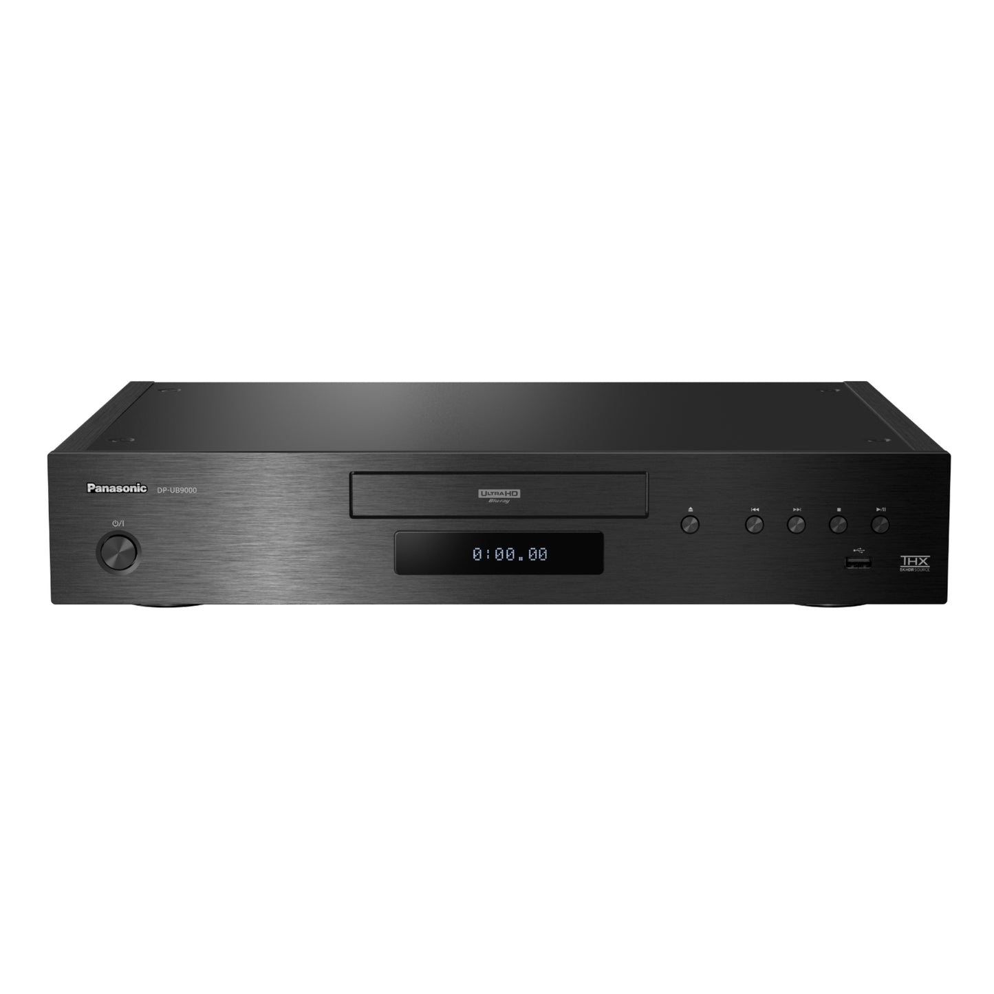 front view of panasonic dpub9000 bluray player in black color