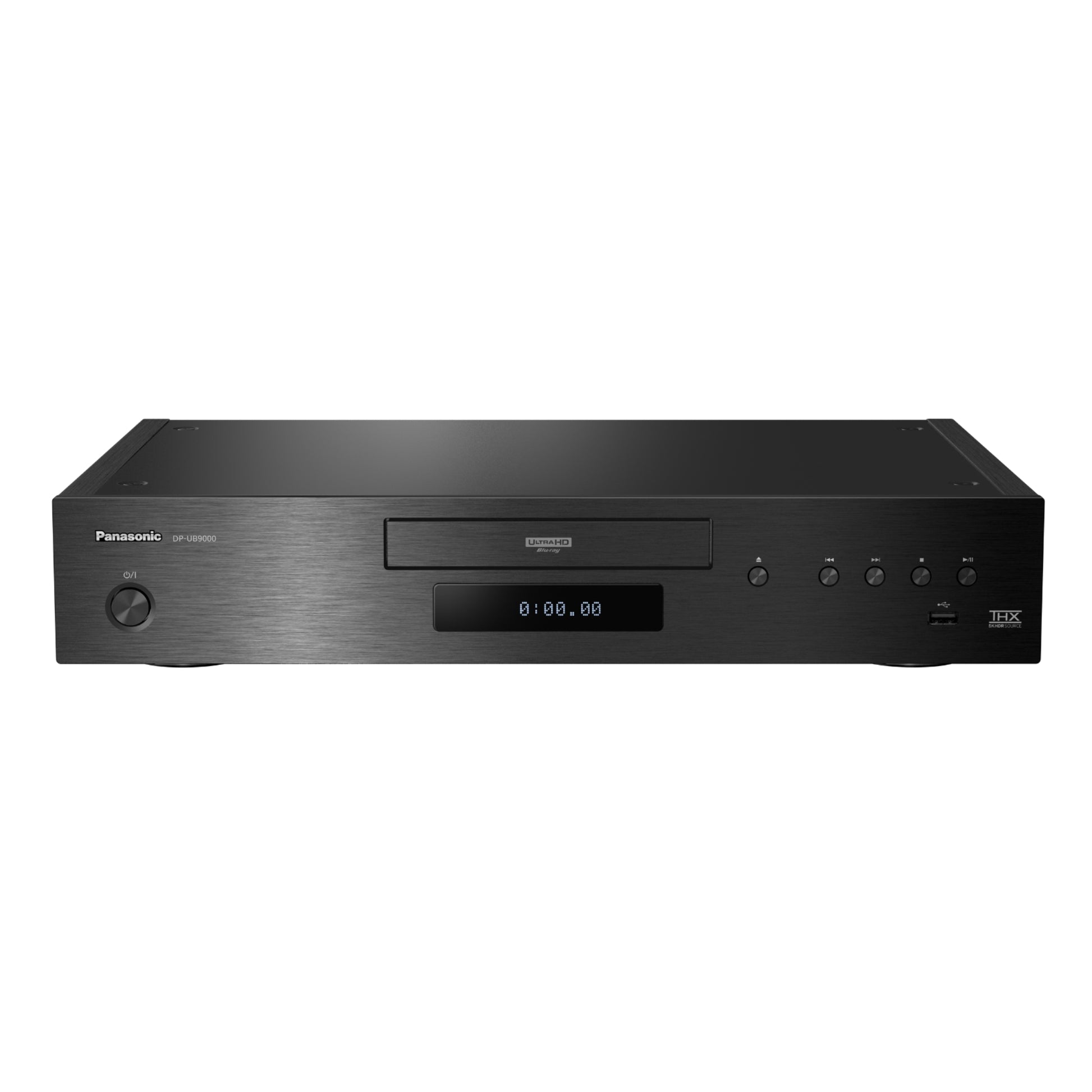 front view of panasonic dpub9000 bluray player in black color