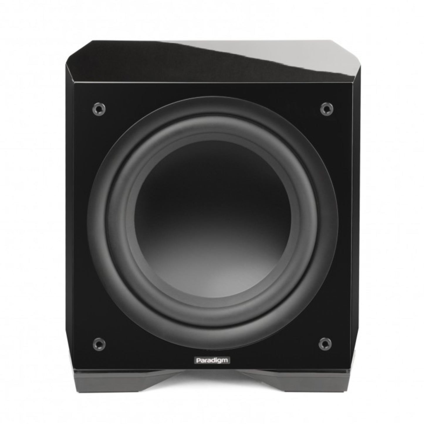 front view of paradigm defiance s10 subwoofer in black color
