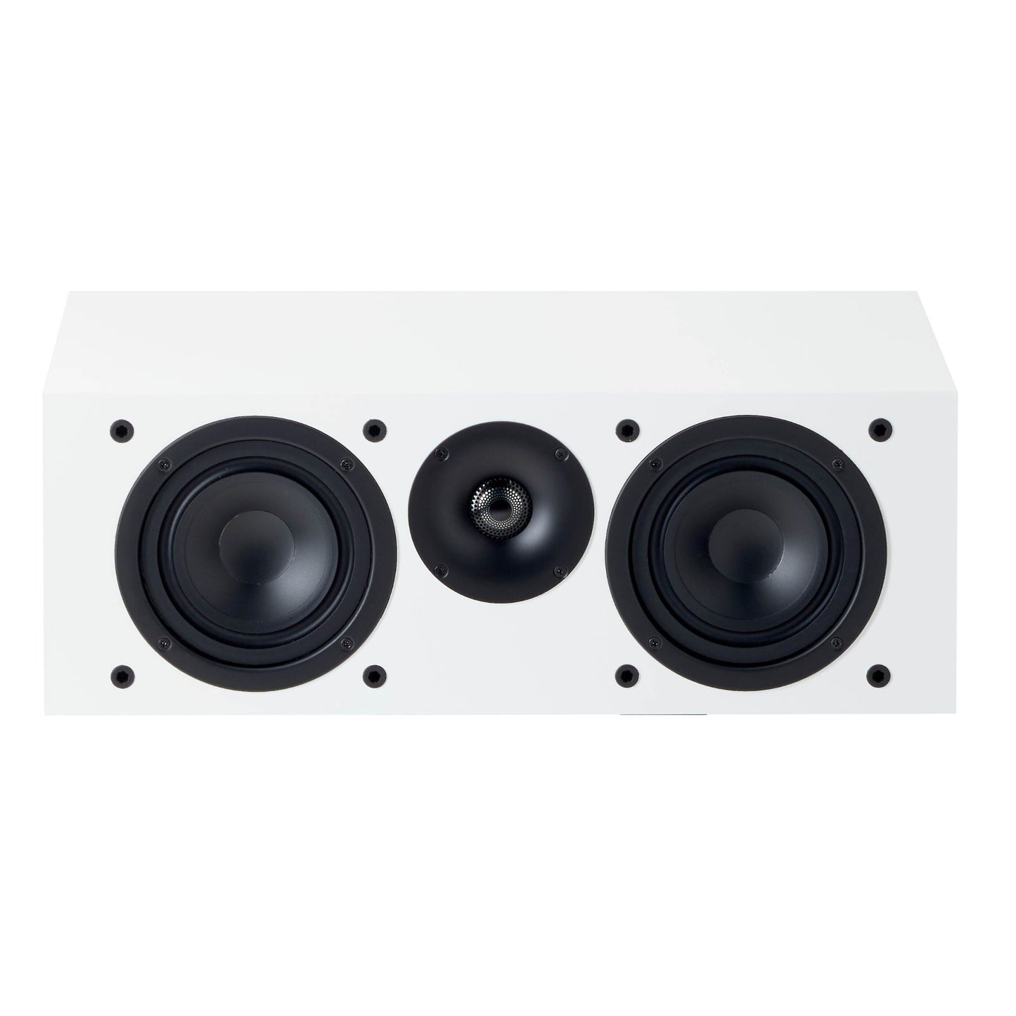front view of paradigm monitor se 2000c center speaker in white color