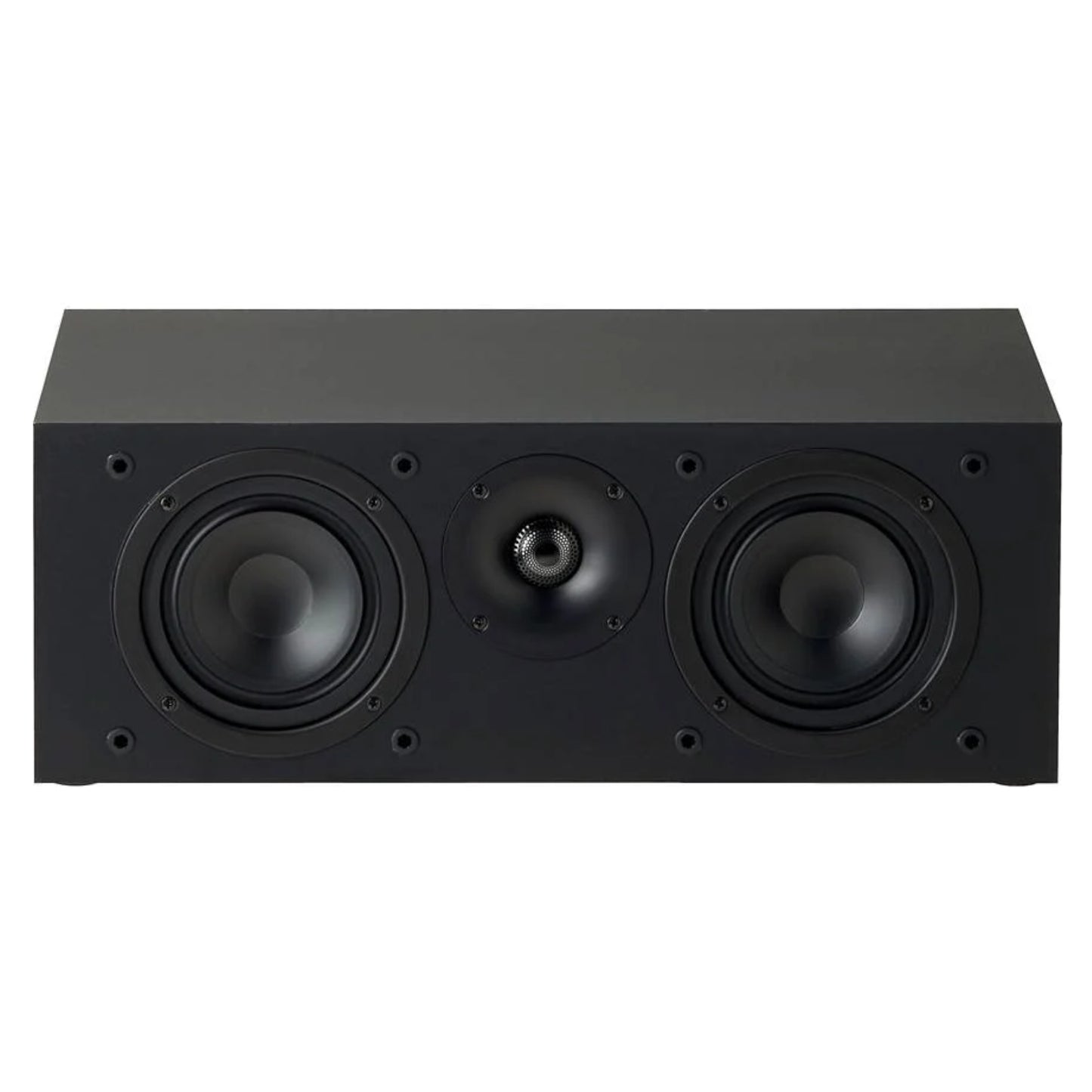 front view of paradigm monitor se 2000c center speaker in black color