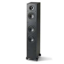 front view of paradigm monitor se 3000f floorstanding speaker in black
