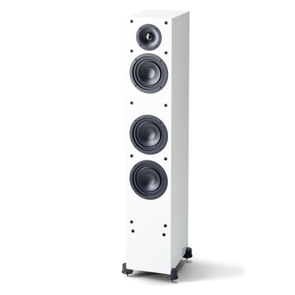 front view of paradigm monitor se 3000f floorstanding speaker in white color