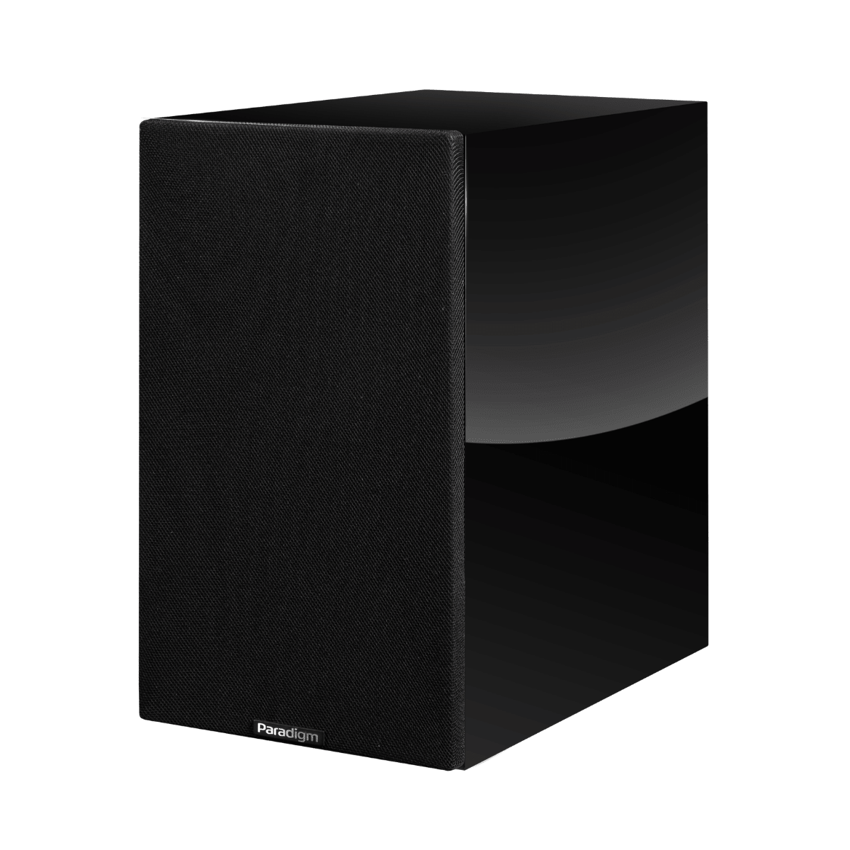 Black Paradigm Premier 120B V2 bookshelf speaker with grill