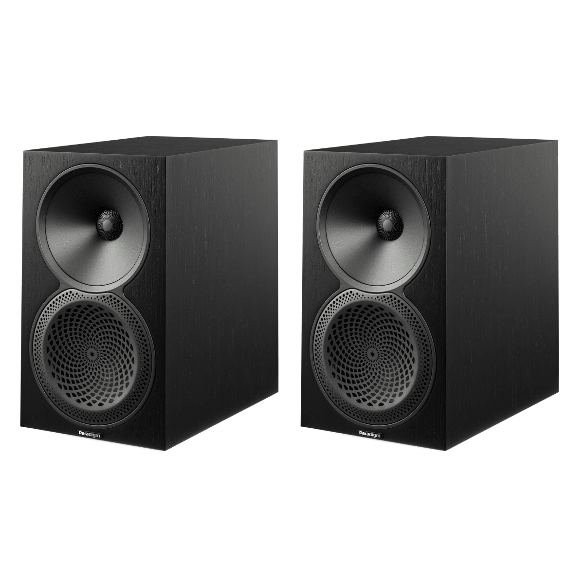 Black/walnut Pair of Paradigm Premier 120B V2 bookshelf speakers