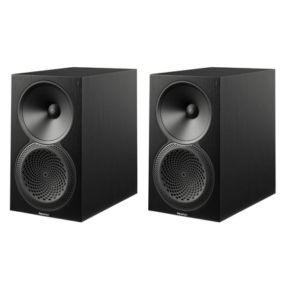 Black/walnut Pair of Paradigm Premier 120B V2 bookshelf speakers