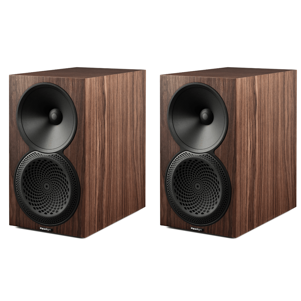 Walnut Pair of Paradigm Premier 120B V2 bookshelf speakers