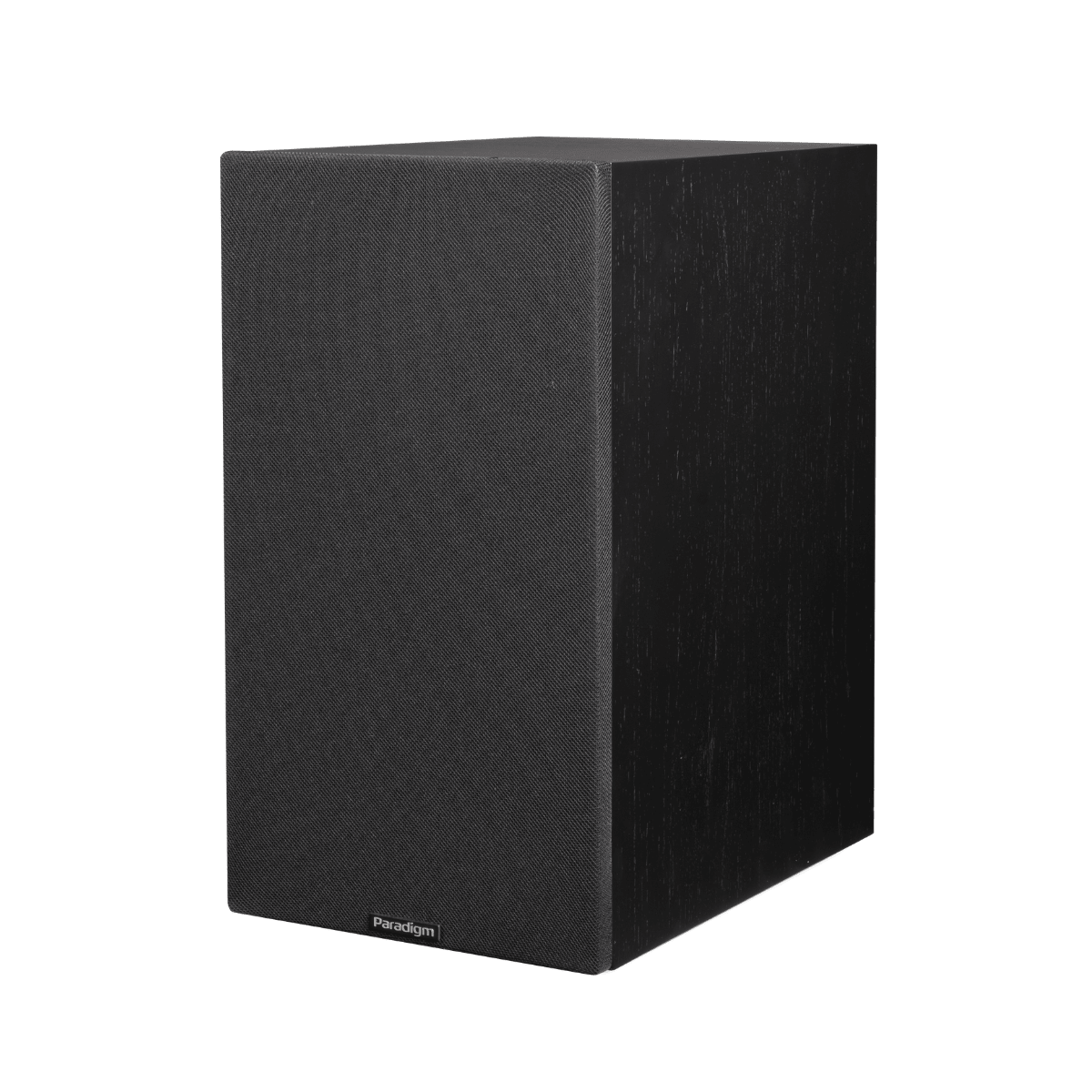 black/walnut Paradigm Premier 220b v2 bookshelf speaker with grill