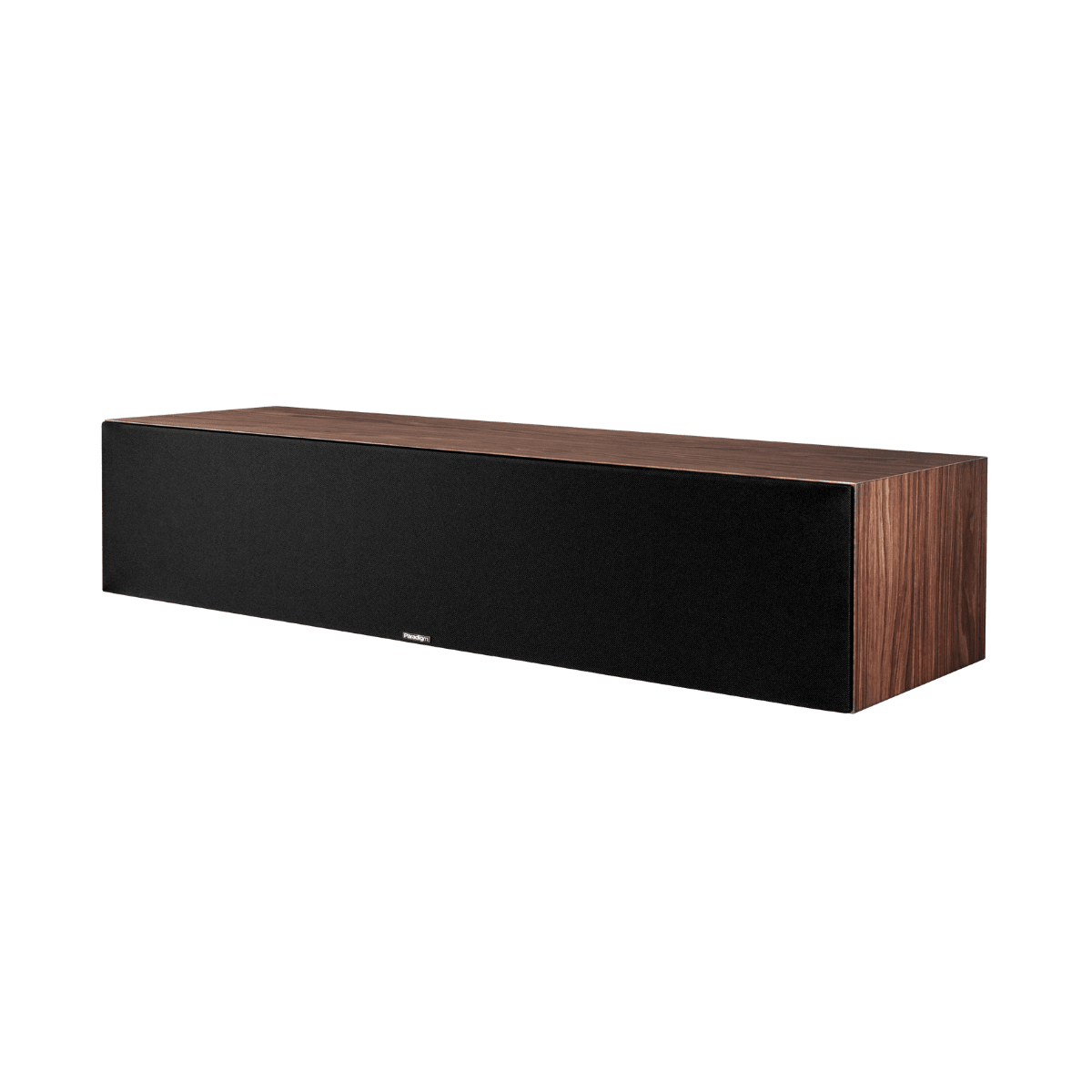 walnut paradigm premier v2 620c center speaker with grill