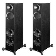 black/walnut Pair of Paradigm Premier V2 720f floorstanding speakers